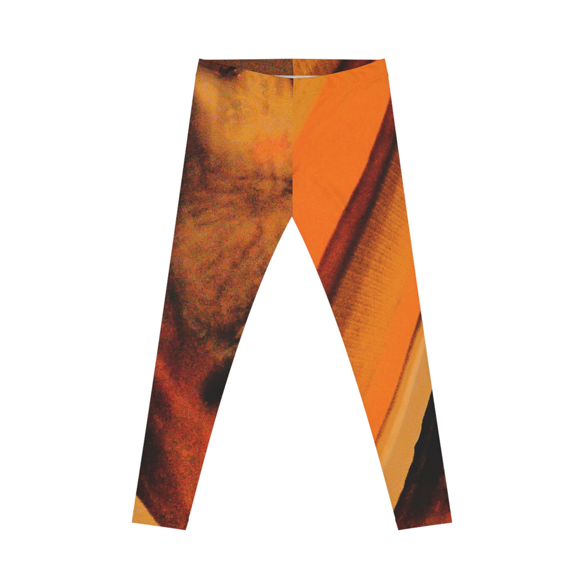 Abstract Orange Sunset Leggings