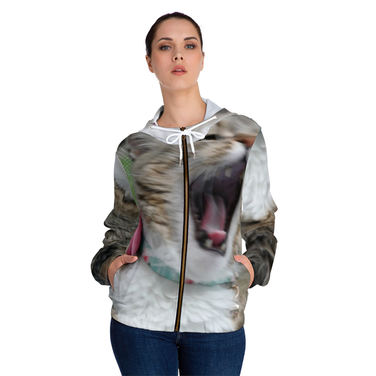 the zena women's zipup hoodie